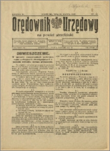 Orędownik Urzędowy na Powiat Strzeliński 1928 Nr 25