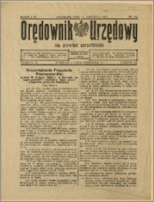 Orędownik Urzędowy na Powiat Strzeliński 1928 Nr 29