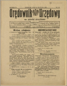 Orędownik Urzędowy na Powiat Strzeliński 1928 Nr 35