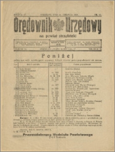 Orędownik Urzędowy na Powiat Strzeliński 1928 Nr 46