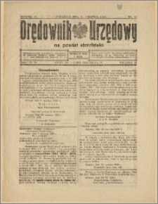 Orędownik Urzędowy na Powiat Strzeliński 1928 Nr 47