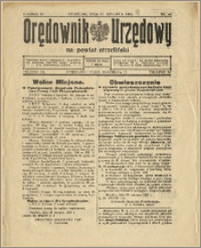 Orędownik Urzędowy na Powiat Strzeliński 1928 Nr 49