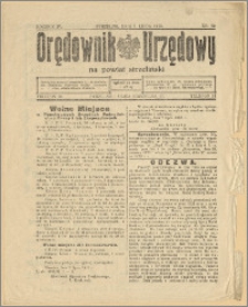 Orędownik Urzędowy na Powiat Strzeliński 1928 Nr 52