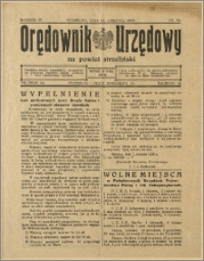 Orędownik Urzędowy na Powiat Strzeliński 1928 Nr 60