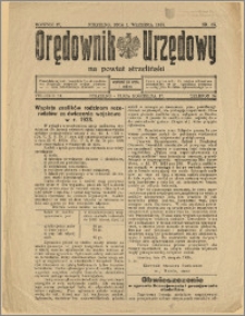 Orędownik Urzędowy na Powiat Strzeliński 1928 Nr 65