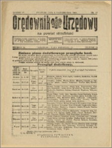 Orędownik Urzędowy na Powiat Strzeliński 1928 Nr 77