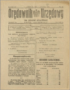 Orędownik Urzędowy na Powiat Strzeliński 1928 Nr 92