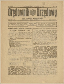 Orędownik Urzędowy na Powiat Strzeliński 1929 Nr 34