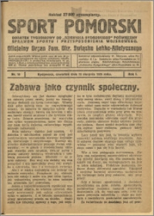 Sport Pomorski 1925 Nr 19