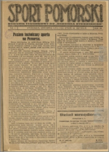 Sport Pomorski 1927 Nr 1