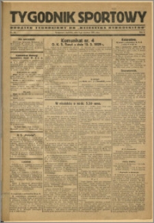 Tygodnik Sportowy 1929 Nr 22