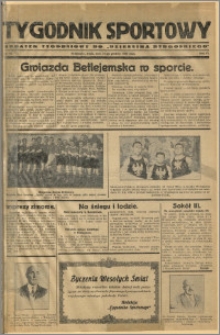 Tygodnik Sportowy 1930 Nr 52