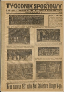 Tygodnik Sportowy 1931 Nr 22