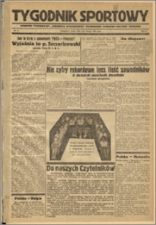Tygodnik Sportowy 1933 Nr 6