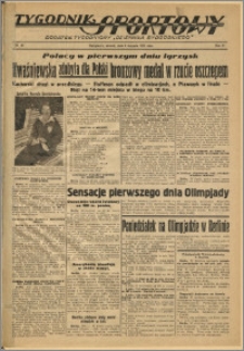 Tygodnik Sportowy 1936 Nr 30