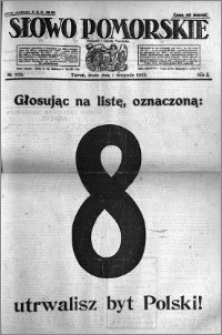 Słowo Pomorskie 1922.11.01 R.2 nr 252