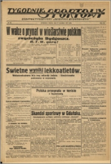 Tygodnik Sportowy 1937 Nr 38
