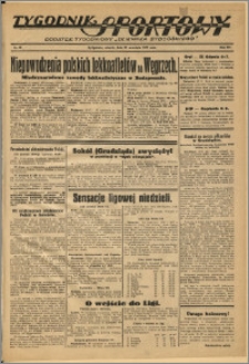 Tygodnik Sportowy 1937 Nr 39