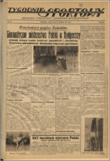 Tygodnik Sportowy 1937 Nr 48