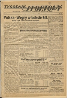 Tygodnik Sportowy 1938 Nr 15