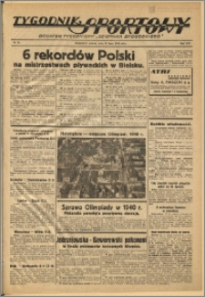 Tygodnik Sportowy 1938 Nr 29