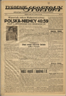 Tygodnik Sportowy 1938 Nr 33