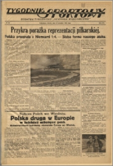 Tygodnik Sportowy 1938 Nr 38