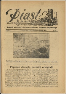 Piast 1935 Nr 5