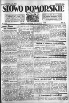 Słowo Pomorskie 1922.11.26 R.2 nr 272