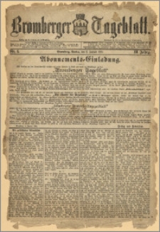 Bromberger Tageblatt. J. 12, 1888, Nr 1