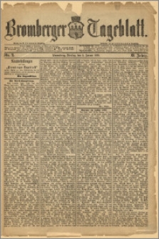 Bromberger Tageblatt. J. 12, 1888, Nr 2