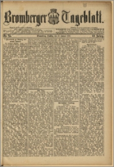 Bromberger Tageblatt. J. 12, 1888, Nr 14