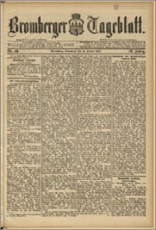 Bromberger Tageblatt. J. 12, 1888, Nr 48