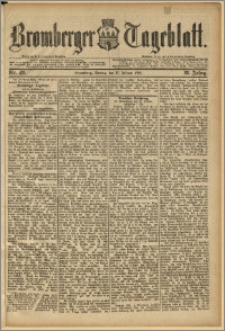 Bromberger Tageblatt. J. 12, 1888, Nr 49