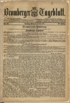 Bromberger Tageblatt. J. 12, 1888, Nr 73