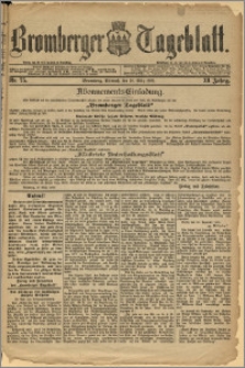 Bromberger Tageblatt. J. 12, 1888, Nr 75