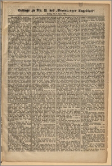 Bromberger Tageblatt. J. 12, 1888, Nr 81 Dodatek