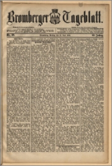 Bromberger Tageblatt. J. 12, 1888, Nr 89