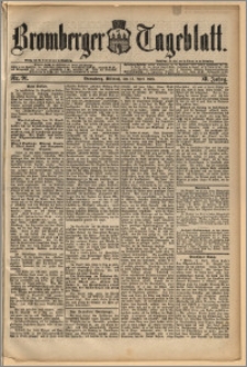 Bromberger Tageblatt. J. 12, 1888, Nr 91