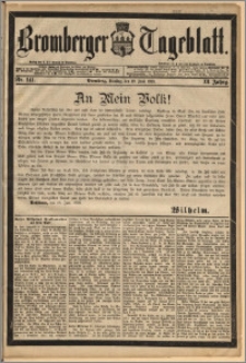 Bromberger Tageblatt. J. 12, 1888, Nr 141