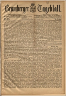 Bromberger Tageblatt. J. 12, 1888, Nr 257
