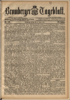 Bromberger Tageblatt. J. 13, 1891, nr 190