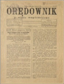 Orędownik Powiatu Mogileńskiego, 1932, Nr 1