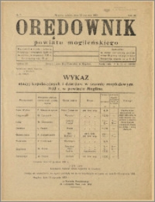 Orędownik Powiatu Mogileńskiego, 1932, Nr 7