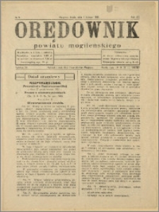 Orędownik Powiatu Mogileńskiego, 1933, Nr 9