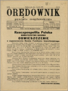 Orędownik Powiatu Mogileńskiego, 1933, Nr 99